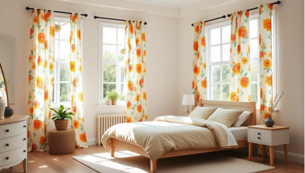 7 Bright Flower Print Drapes for Bedroom: The Secret Sauce to a Cheerful Wake-Up