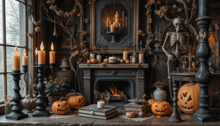 12 Vintage Halloween Home Décor Ideas to Charm Your Haunted House