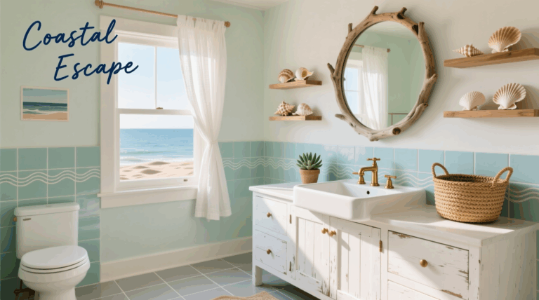 11 Coastal Style Small Bathroom Ideas That Bring the Beach Home