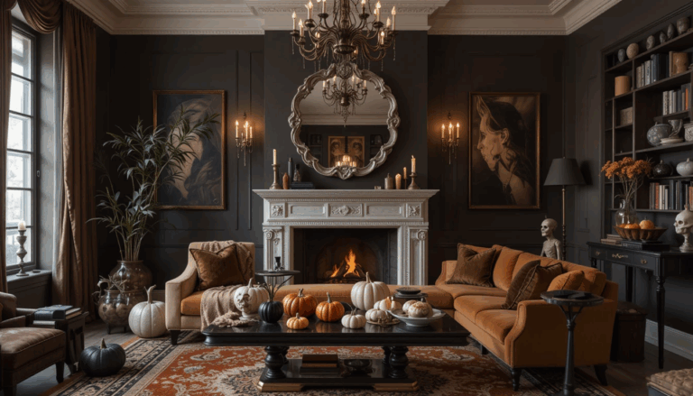 12 Elegant Macabre Minimalism Halloween Décor Ideas