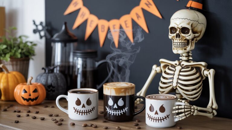 8 Spooky Halloween Coffee Bar Ideas That’ll Brew Up Some Chills ☕