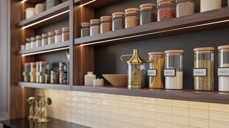 8 Modern Luxury Pantry Décor Ideas That’ll Make You Want to Show Off Your Storage