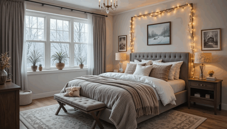 Winter Bedroom Decorating Inspiration Ideas