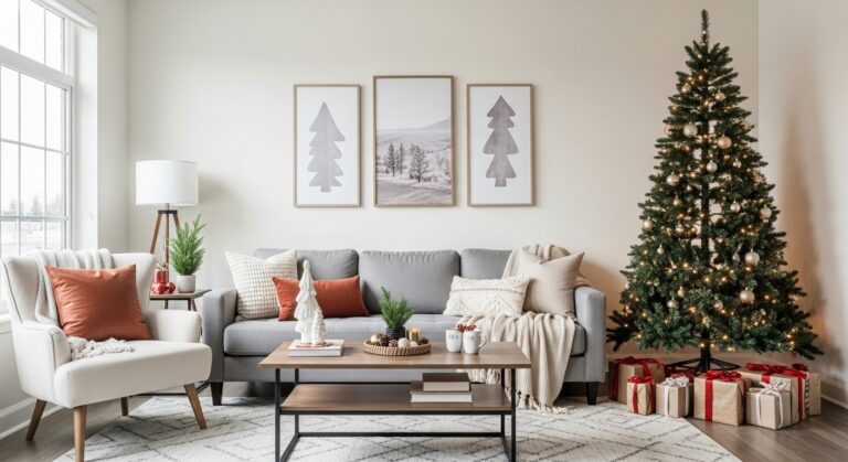 14 Modern Minimalist Christmas Décor Ideas for Apartments