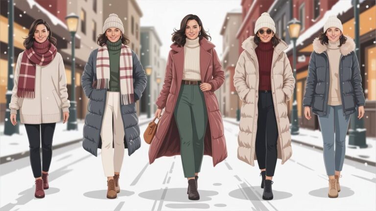 8 Layered Winter Looks Ideas for Ladies