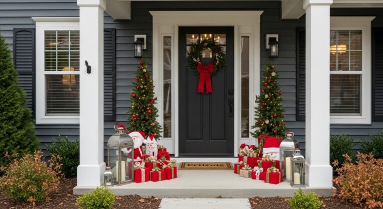 Front Porch Christmas Décor Ideas
