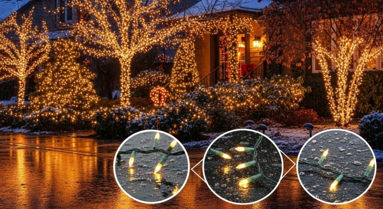 12 Best Waterproof Outdoor Christmas Lights ✨