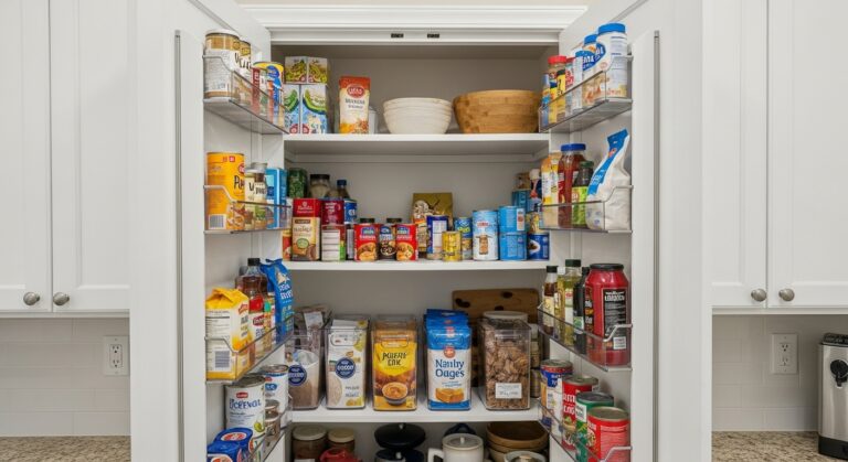 How to Organize a Narrow Kitchen Pantry