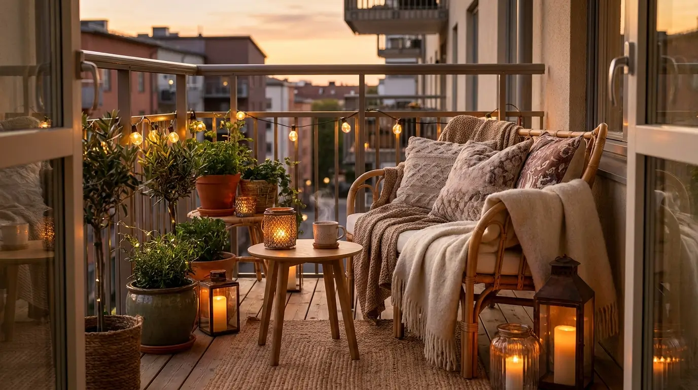 10 Cozy Balcony Outdoor Décor Ideas