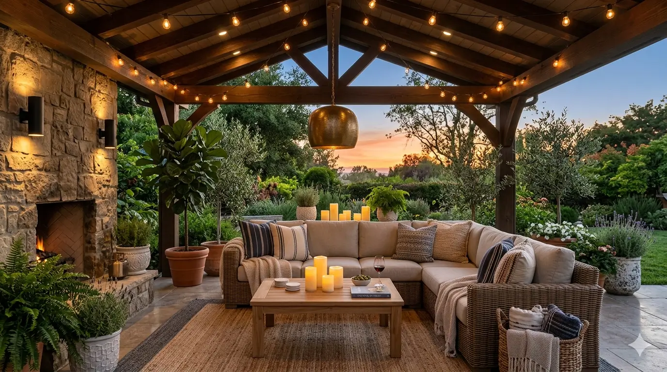 12 Outdoor Covered Patio Lighting Ideas