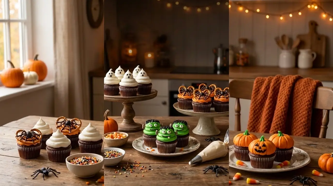 10 Halloween Cupcake Decorating Ideas That Look Spooky and Fun